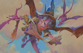 Domestika - Fantasy Acrylic Painting by Jesper Ejsing