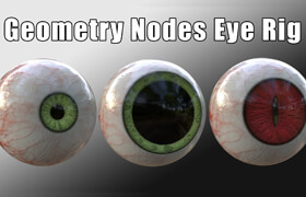 Geonodes Eye Rig for Blender