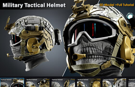 Artstation - Military Tactical Helmet tutorial