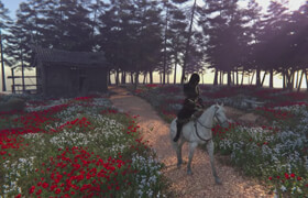 Udemy - Blender 3D Environment ProjectHorse Riding Through a Forest