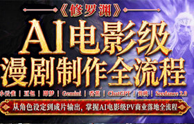 【正版】《修罗渊》AI 电影级漫剧制作全流程