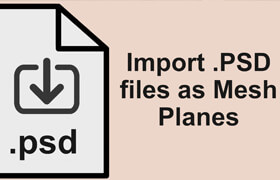 Import PSD as Mesh Planes