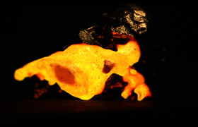 Gumroad - Forging Fire - Cinematic Magma Gold Melting FX for Houdini - Steve Datelier