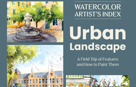 Watercolor Artist's Index of the Urban Landscape A Field Trip of Features and How to Paint Them (True EPUB) - book