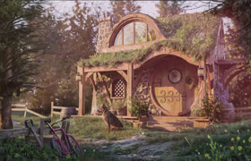ArtStation - The Hobbiton House Blender Tutorial