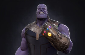 FlippedNormals - Sculpting Thanos & the Infinity Gauntlet in Zbrush