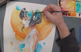 Udemy - Alie - Watercolor Character Ink, Glazing & Color Balance