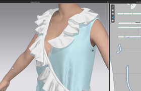 Udemy - Pattern making for dress design in clo3d (iconic styles)-II
