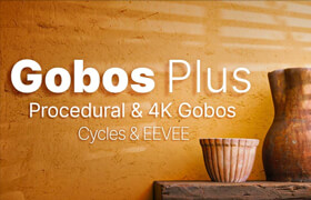 Gobos Plus - Procedural & 4K Gobos For Cycles + Eevee
