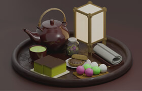 Udemy - Blender Masterclass 10 Miniature Japanese Cafe