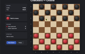 Udemy - Build an Online Checkers Game Like a Pro using socket io