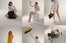 ArtStation - Casual Women Poses - References For Artists - 参考照片