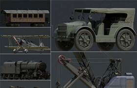 Indiana Jones and The Great Circle 3D Vehicles Collection - 模型