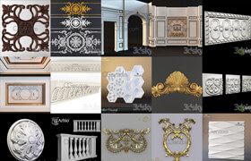 Decoration Decorative plaster 石膏雕花 - p20