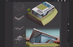 Domistika - Artistic Architectural Sketching with Procreate