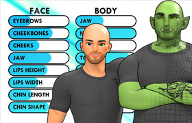 Customisable Male Basemesh