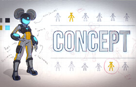 Concept - Creating Character Concept Art With Blender And Grease Pencil