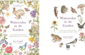 Watercolor in the Garden Paint a Charming World of Beautiful Songbirds