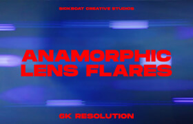 Anamorphic Lens Flares - Anamaorphic Light Leaks (6K) - 视频素材