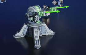 Udemy - Blender to Unreal Engine 5 Playable Stylized Turret