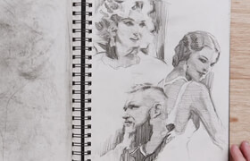 Domestika - Specialization in Pencil & Charcoal Drawing