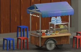 Udemy - Blender Cozy Thai Meatball Cart