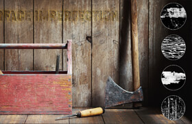 ArtStation - Wood surface Imperfection Vol 03 - 贴图纹理