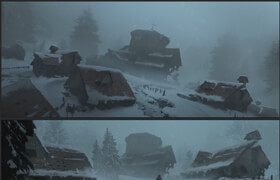 Imaworldbuilder - Environment Concept Art - Cursed Village