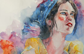 Udemy - Watercolor Painting From Simple Shapes to Glowing Portraits