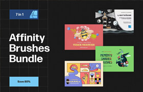 Creativemarket - Affinity Brushes Bundle 14973375 - 笔刷