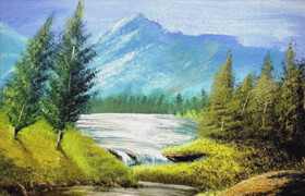 Udemy - Landscape Painting with Acrylics Beginner to Pro